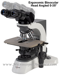 ACCU-SCOPE 3025-BE-CS Ergonomic Binocular Microscope